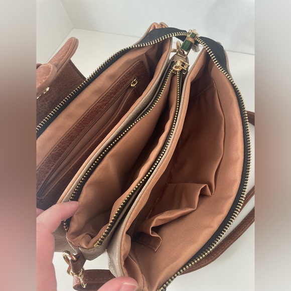 Jose Hess Danbury Mint Foldover Crossbody Bag Adjustable Removable Straps - Picture 5 of 11